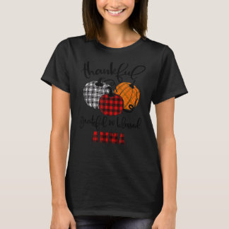 Thankful Grateful Blessed Amma Autumn Herfst Pumpk T-shirt