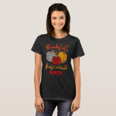 Thankful Grateful Blessed Auntie Autumn Herfst Pum T-shirt (Voorkant volledig)