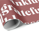 Thankful Grateful Blessed Autumn Cadeaupapier (Rol Hoek)