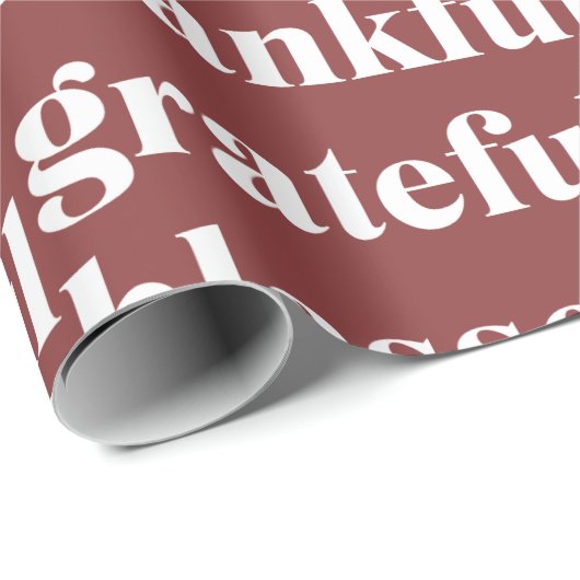 Thankful Grateful Blessed Autumn Cadeaupapier (Rol Hoek)