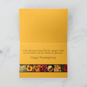 Thankful Grateful Blessed Autumn Collage Kaart (Binnen)