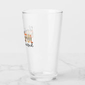 Thankful Grateful Blessed Cheetah Print Typografie Glas (Links)