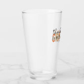 Thankful Grateful Blessed Cheetah Print Typografie Glas (Rechts)