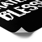 Thankful Grateful Blessed Christmas Shirts For Men Poster (Hoek)