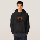 Thankful Grateful Blessed Grandma Plaid  Thanksgiv Hoodie (Voorkant volledig)