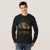 Thankful Grateful Blessed Grandma Pumpkins Thanksg T-shirt (Voorkant volledig)