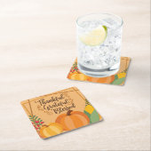 Thankful, Grateful, Blessed Kartonnen Onderzetters (Insitu)