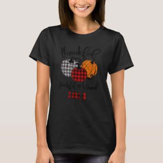 Thankful Grateful Blessed Lola Autumn Herfst Pumpk T-shirt