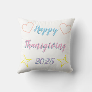 Thankful Grateful Blessed Pillow – Cozy Decor Kussen