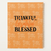Thankful, Grateful, Blessed Planner (Achterkant)