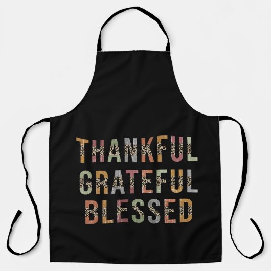 Thankful, Grateful, Blessed Schort (Voorkant)