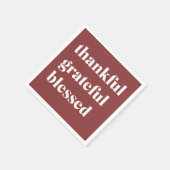 Thankful Grateful Blessed Servet (Hoek)
