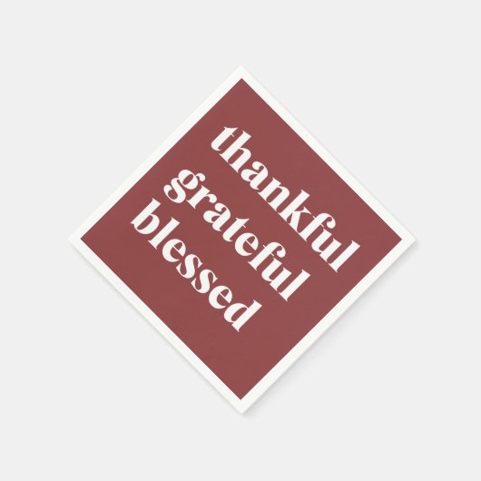 Thankful Grateful Blessed Servet (Hoek)