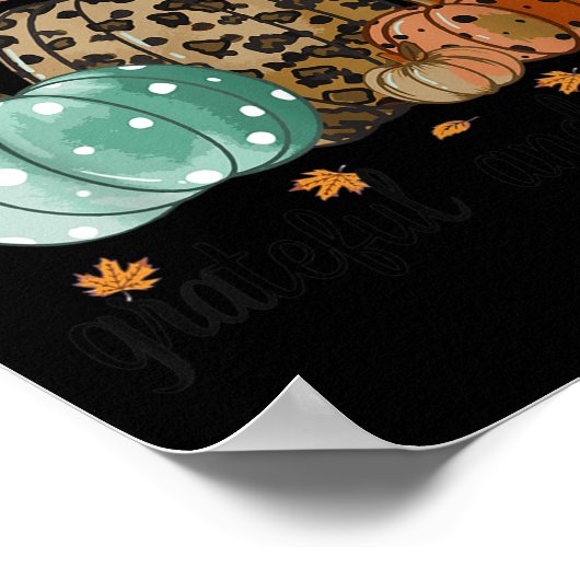 Thankful Grateful Blessed Shirt For Women Funny Ch Poster (Hoek)