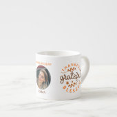 Thankful Grateful Blessed Thanksgiving Photo Espresso Kop (Voorkant rechts)