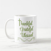 Thankful Grateful Blessed Thanksgiving Quote Koffiemok (Links)