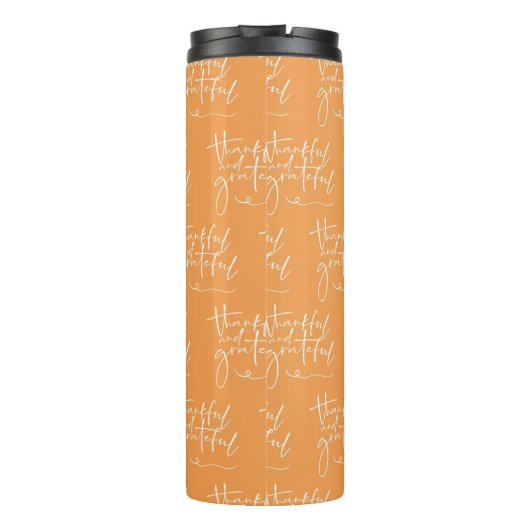 Thankful, Grateful, Blessed Thermosbeker (Achterkant)