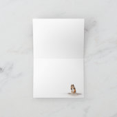 Thankful Grateful Sheltie Turkey Feathers Bedankkaart (Binnen)