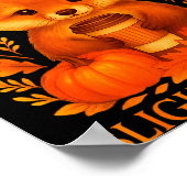 Thankful Grateful Slightly Feral Funny Raccoon Tha Poster (Hoek)