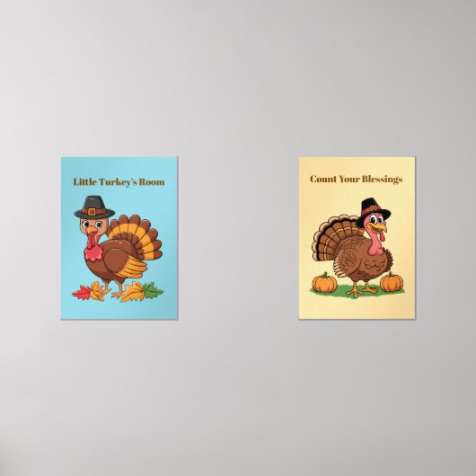Thankful & Grateful Thanksgiving Print Set (Voorkant)