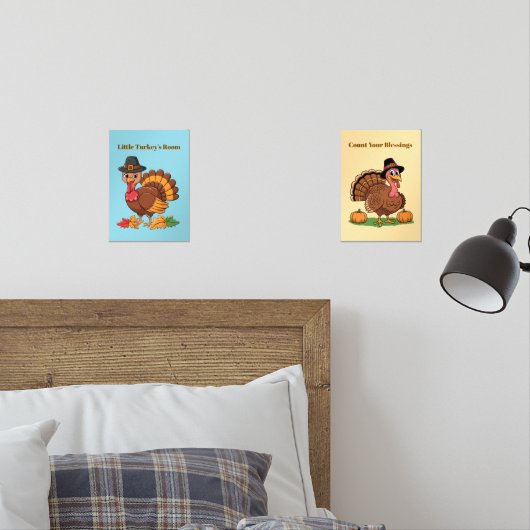 Thankful & Grateful Thanksgiving Print Set (Slaapkamer)