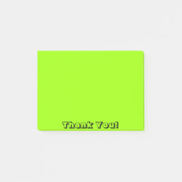 Thankful Green Post-it® Notes
