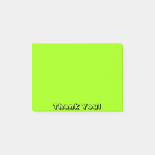 Thankful Green Post-it® Notes (Voorkant)