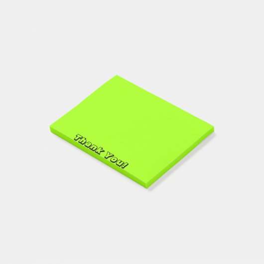 Thankful Green Post-it® Notes (Schuin)