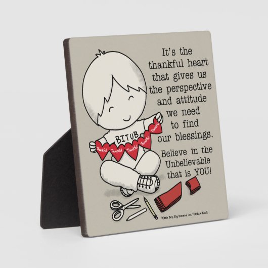 Thankful Hearts Fotoplaat (Voorkant)