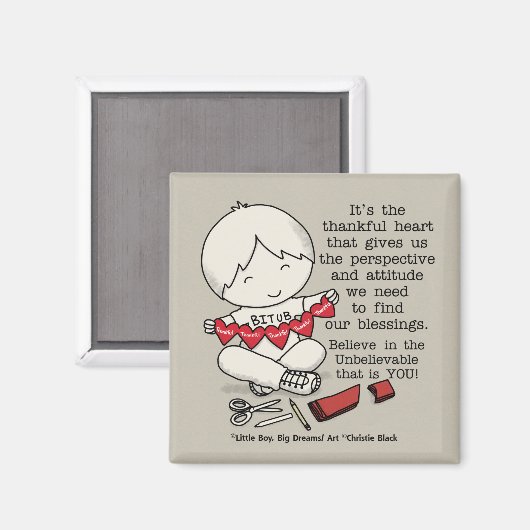 Thankful Hearts Magneet (Voorkant / Achterkant)