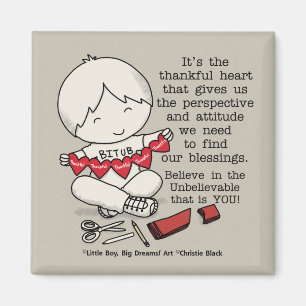 Thankful Hearts Magneet