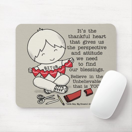 Thankful Hearts Muismat (Met muis)