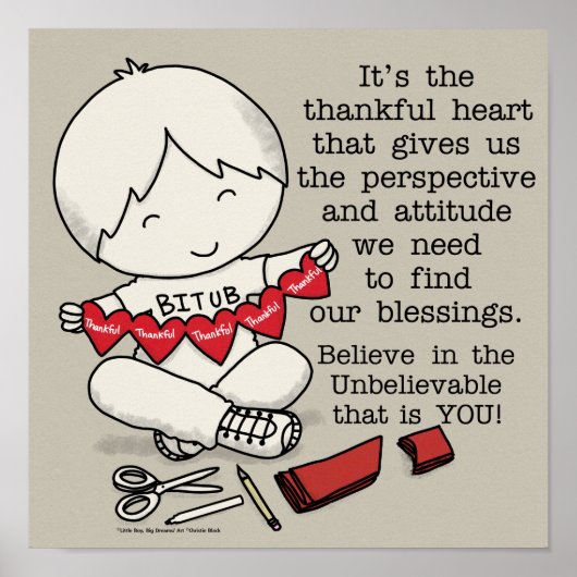 Thankful Hearts Poster (Voorkant)