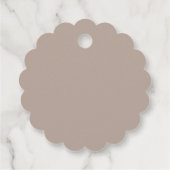 Thankful Herfst Pumpkin Pie Turkey Dinner Tredes Bedankjes Labels (Achterkant)