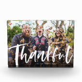 Thankful herfst van het borstelmanuscript decor fo fotoblokken (Voorkant)