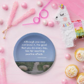 "Thankful" Inspirerend citaten PapierBorden Papieren Bordje (Feest)