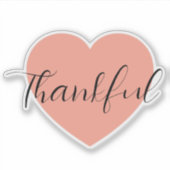 thankful laptop sticker (Voorkant)