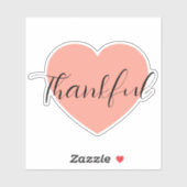 thankful laptop sticker (Vel)