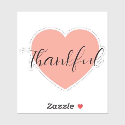 thankful laptop sticker (Vel)