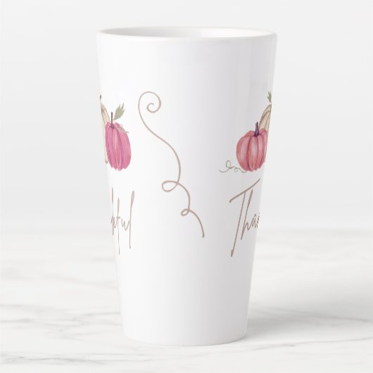 Thankful Large Latte Mok (Voorkant)