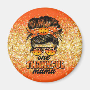 Thankful Mama herfst past Tekst en Kleur aan Magneet