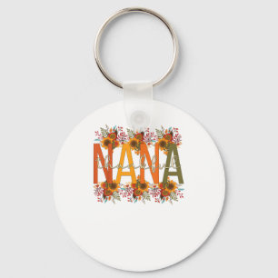 Thankful Nana Grandmoeder Thanksgiving Nana Grandm Sleutelhanger