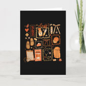 Thankful Nurse Fall Stethoscope Coquette Bow Thank Kaart (Voorkant)