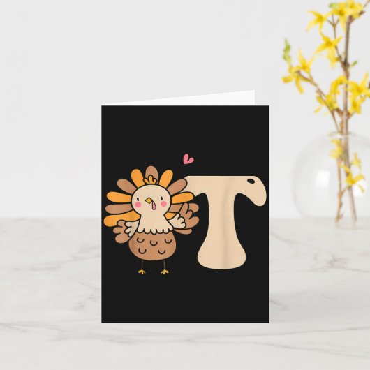 Thankful Occupational Therast Thanksgiving Ot Turk Kaart (Gele Bloem)