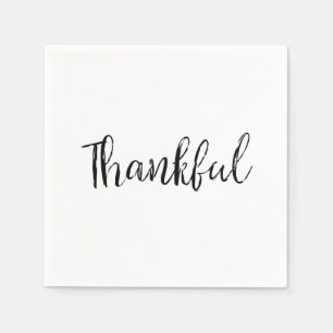 Thankful Paper Napkins Servetten