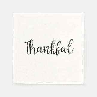 Thankful Paper Napkins Servetten