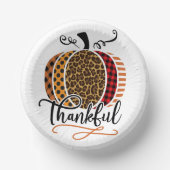 Thankful Patchwork Pumpkin Papieren Kommen (Voorkant)