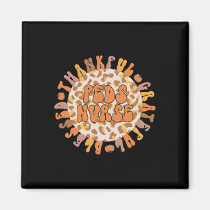 Thankful Peds Neurse Thanksgiving Pediatrische ver Magneet