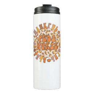 Thankful Peds Neurse Thanksgiving Pediatrische ver Thermosbeker