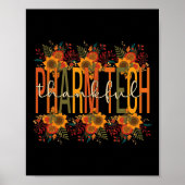 Thankful Pharmacy Technologist Thanksgiving Pharma Poster (Voorkant)